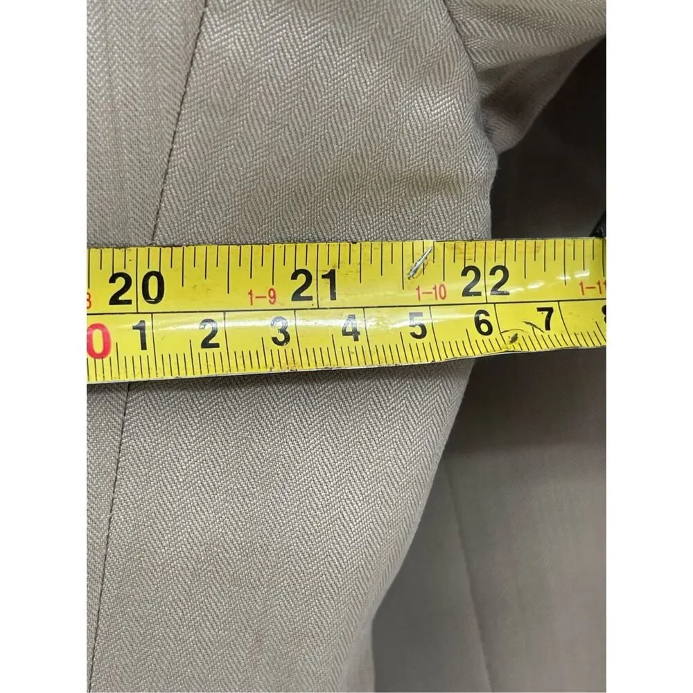 Chaps Ralph‎ Lauren Blazer Sport Coat Men Size 44R Tan Beige Suit Jacket